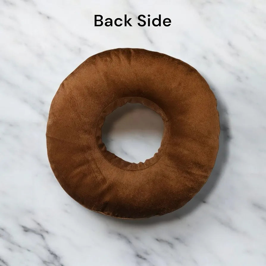 Yey Donut Shaped Cushion, Throw Pillow, Sofa Pillow for Home Decor | Gift for Him, Her, Husband, Wife, Girlfriend, Boyfriend, Couple