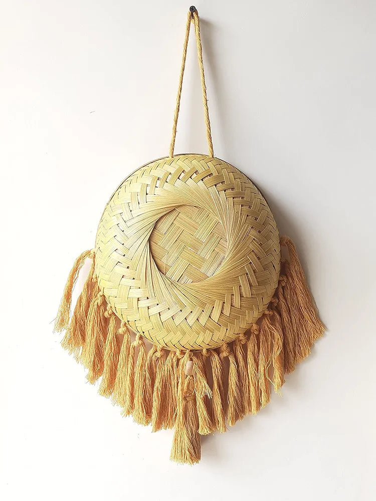 Zippy Flora Handmade Macrame Basket for Plants Perfect for Living Room/Home Decor/Boho Corners/Garden & Green Spaces