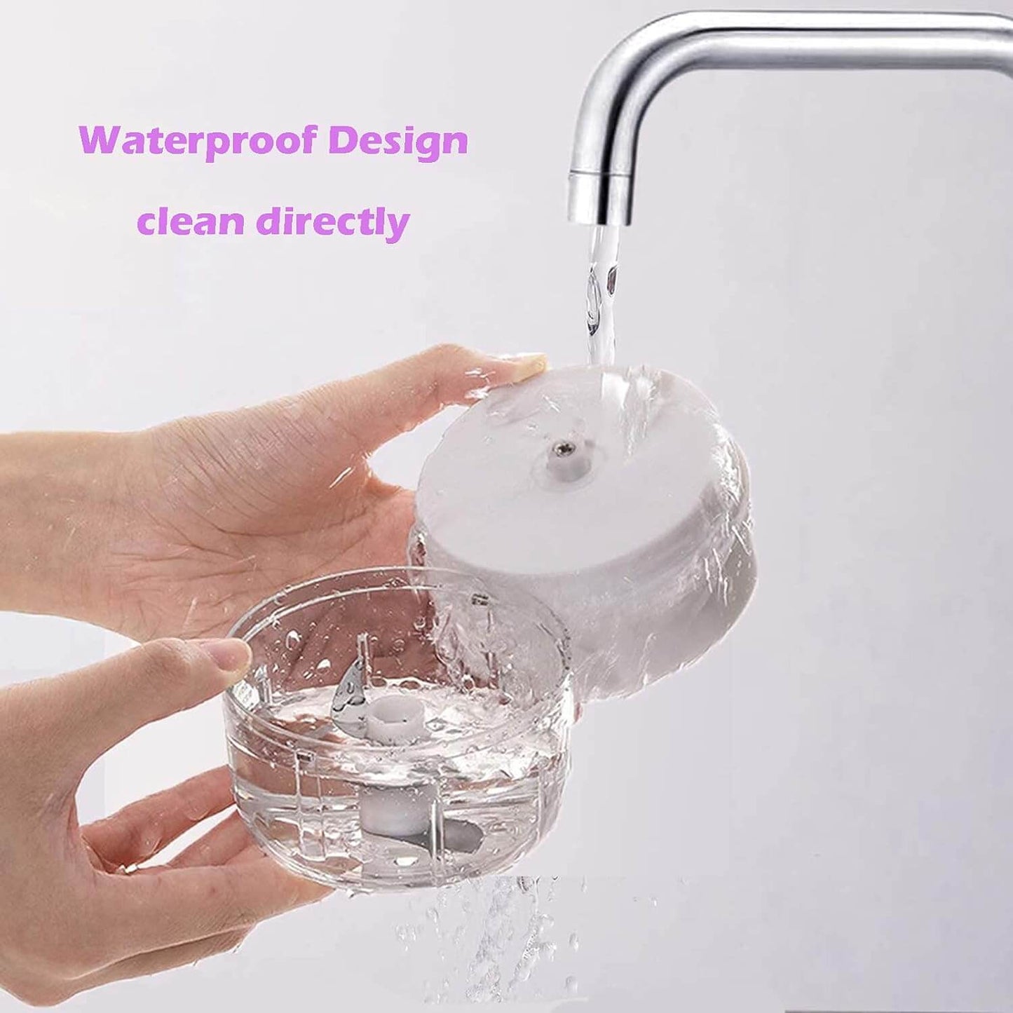 Rechargeable Mini Electric Chopper - Stainless Steel Blades, Easy One Touch Operation, 250 ML