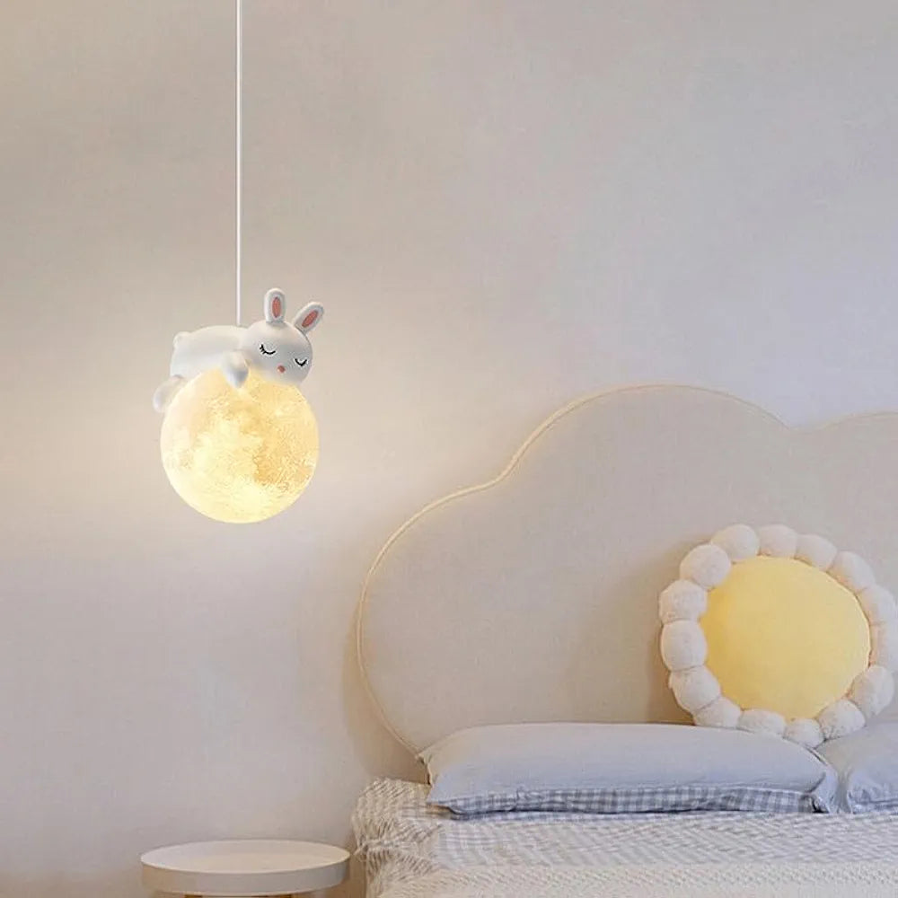 CITRA led White Bunny Kind Room Hanging Pendant Ceiling Light - Warm White