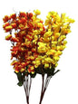 Coolkart Beautiful Orchid Cherry Peach Blossom Flower Bunch for Vase for Home Decor, Office Decor, Hotel  - Set of 2, 14 Sticks