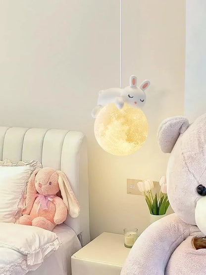 CITRA led White Bunny Kind Room Hanging Pendant Ceiling Light - Warm White