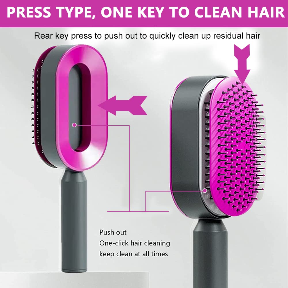 Self-Cleaning Hair Brush