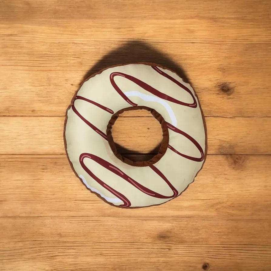 Yey Donut Shaped Cushion, Throw Pillow, Sofa Pillow for Home Decor | Gift for Him, Her, Husband, Wife, Girlfriend, Boyfriend, Couple  