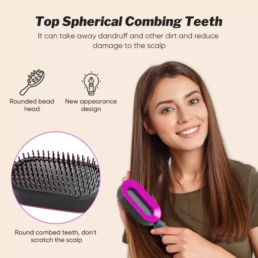 Self-Cleaning Hair Brush